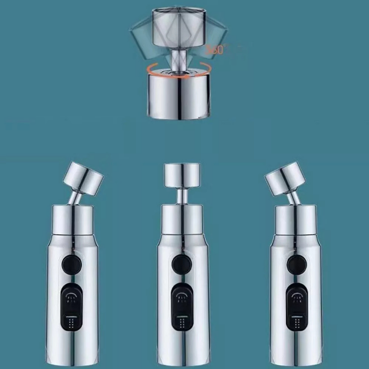 Sprayer Sink Tap Head Water 360° Saving Kitchen faucet extender Aerator Spray