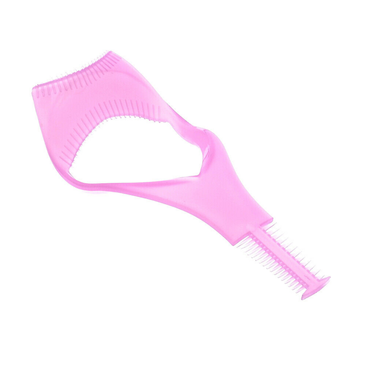 Pink Curler Lash Comb 3 In 1 Eyelash Mascara Makeup Protect Tool Applicator
