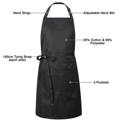 Waterproof Kitchen Chef VIVVA Apron Cooking Washable Adjustable Strap 70X80CM