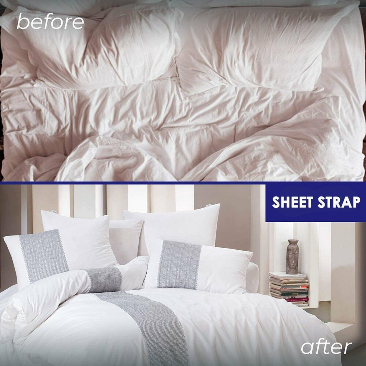 Suspender Straps Mattress Holder 4PCS Triangle Bed Sheet Grippers Clips