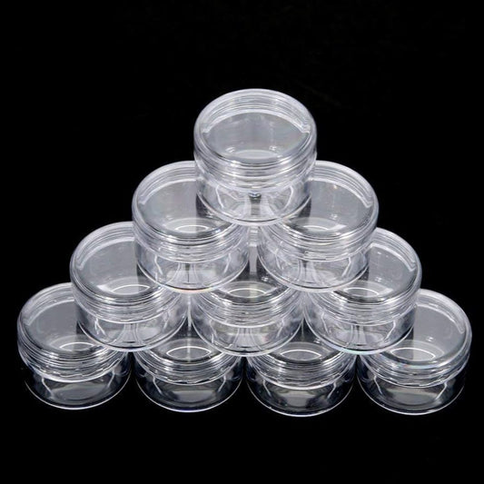 50pcs Makeup Jar Mini Cosmetic Bottle Pot Face Cream Lip Balm Container