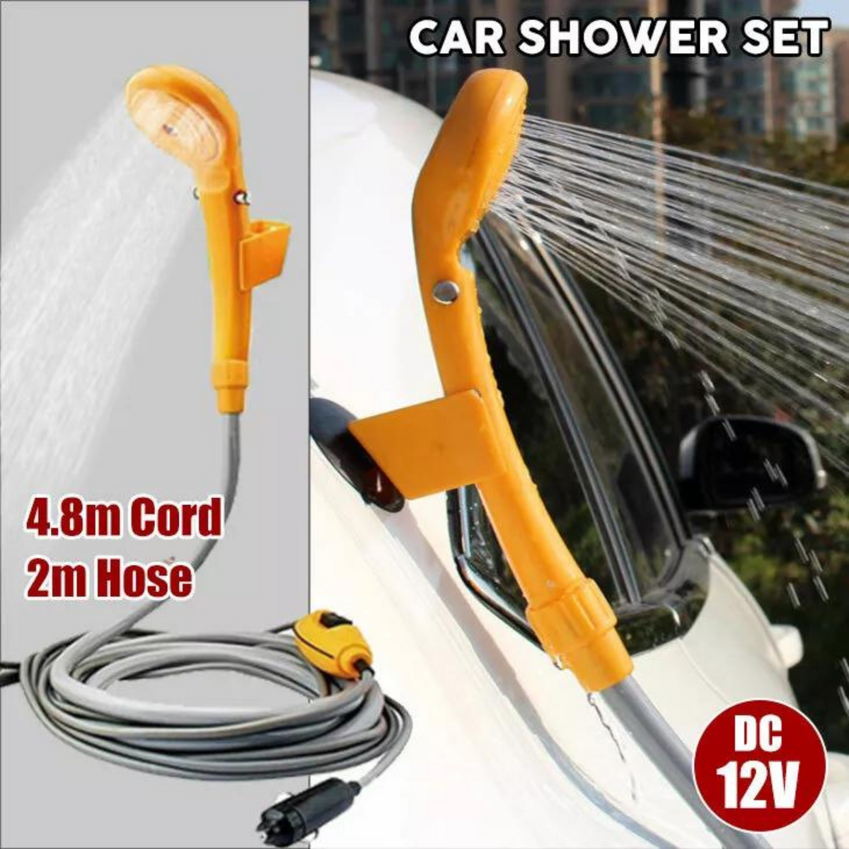 Boat Car Caravan Travel Water Pump 12V Portable Automobile Shower Set