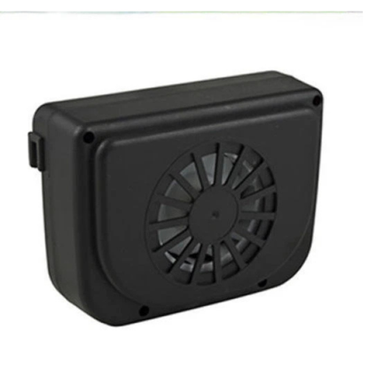 Solar Car Window Fan Power Vent Air Auto Ventilator Energy Efficient