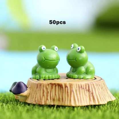Figurines Miniature Ornaments Mini Frog Fairy Garden Decoration Resin 50x