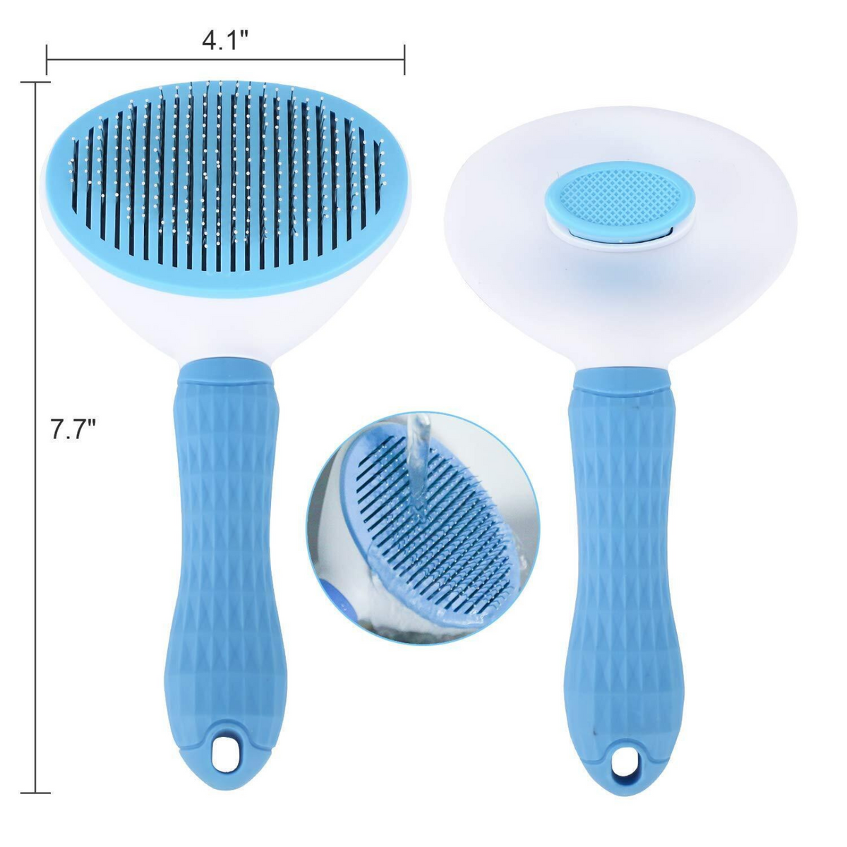 Deshedding Tool Rake Comb Fur Remover Grooming Brush For Dog Cat Reduce Pet Hair