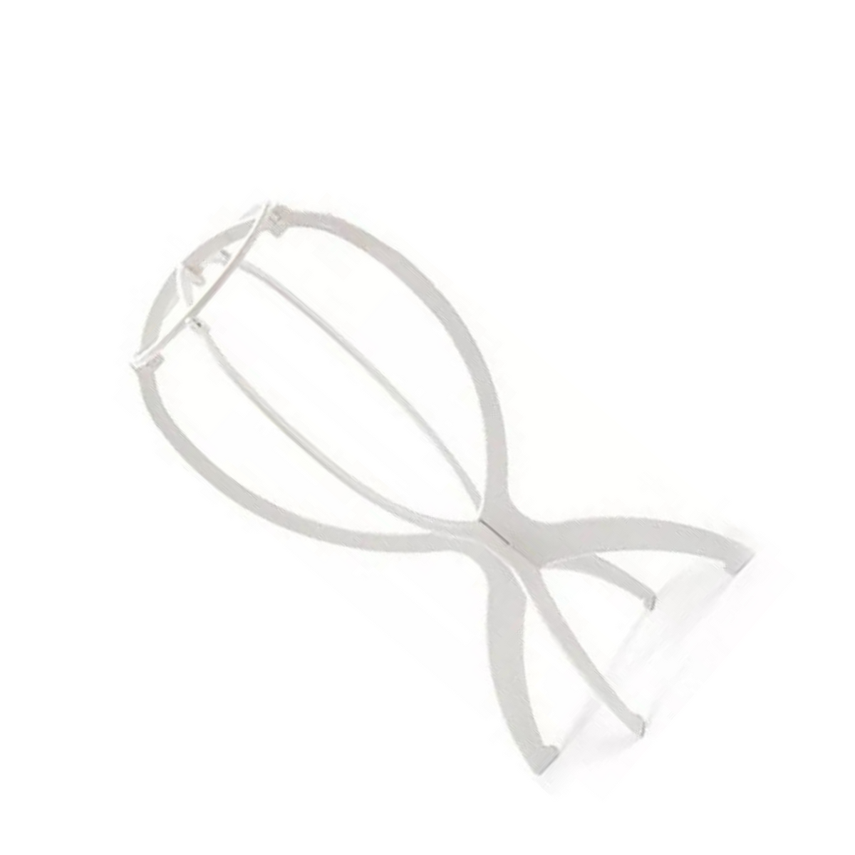 White Wig Hair Tool Display Holder  Folding Hat Cap Stand Stable