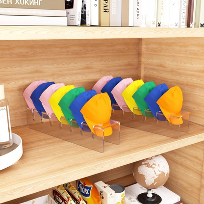 Acrylic Baseball Cap Rack Hat Holder Transparent U Shape Organizer