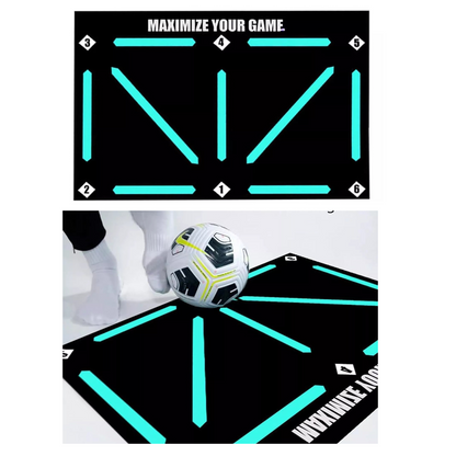 90x60cm Football Mat Training Sport Carpet Socks Non Slip Kids Adults