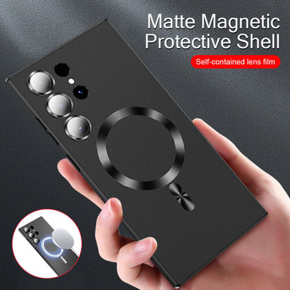Samsung Galaxy S23 Ultra Matte Shockproof Magnetic Case