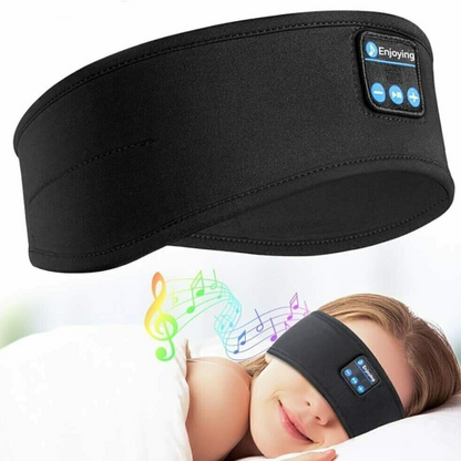 Eyemask Headphones Wireless Bluetooth 5.0 Stereo Earphone Sleep Music Headband B