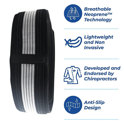 Lower Back Support Brace DAINELY BELT for Men and Women Hip Pain HQ