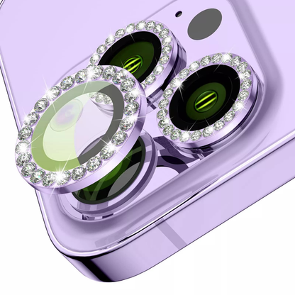 Metal Glass Screen Protector Camera Lens For Iphone 13 Pro Max Diamond Purple