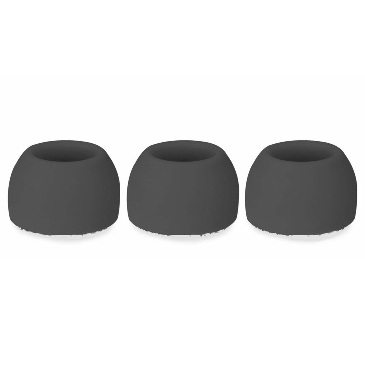 Silicone Ear Tips Replacement Earplugs Black Noise Cancelling Comfort Fit