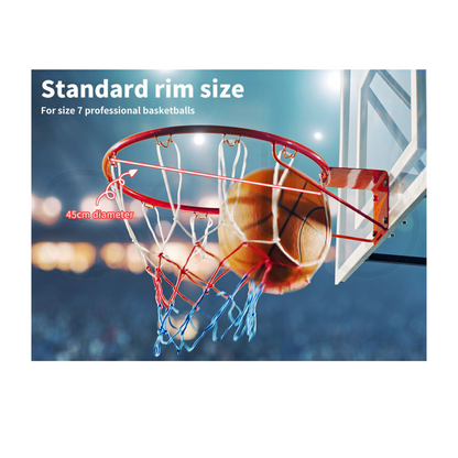 Professional Hanging Basket Outdoor Wall Mounted Basketball Ring Hoop Net Wall
