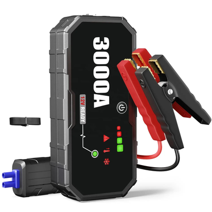 Portable 12V Car Jump Starter Booster Battery Emergency Power Pack