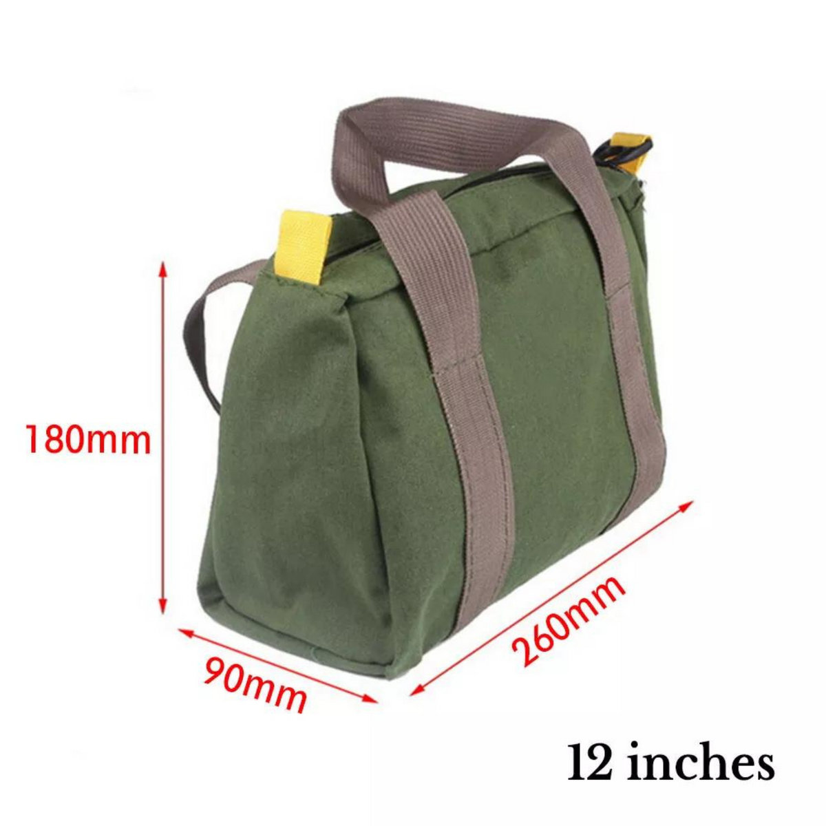 1x Small Toolkit Heavy Case Canvas Duty Waterproof Hand Bag Portable Storage