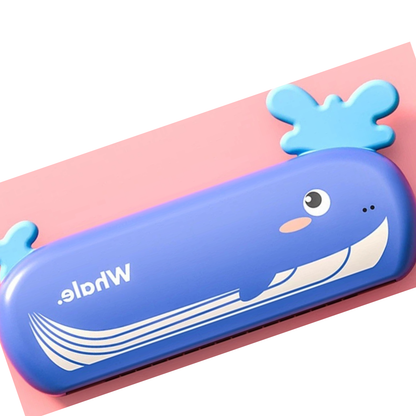 Blue Beginner Harmonica Musical Instrument Toy Fun Learning Accessory