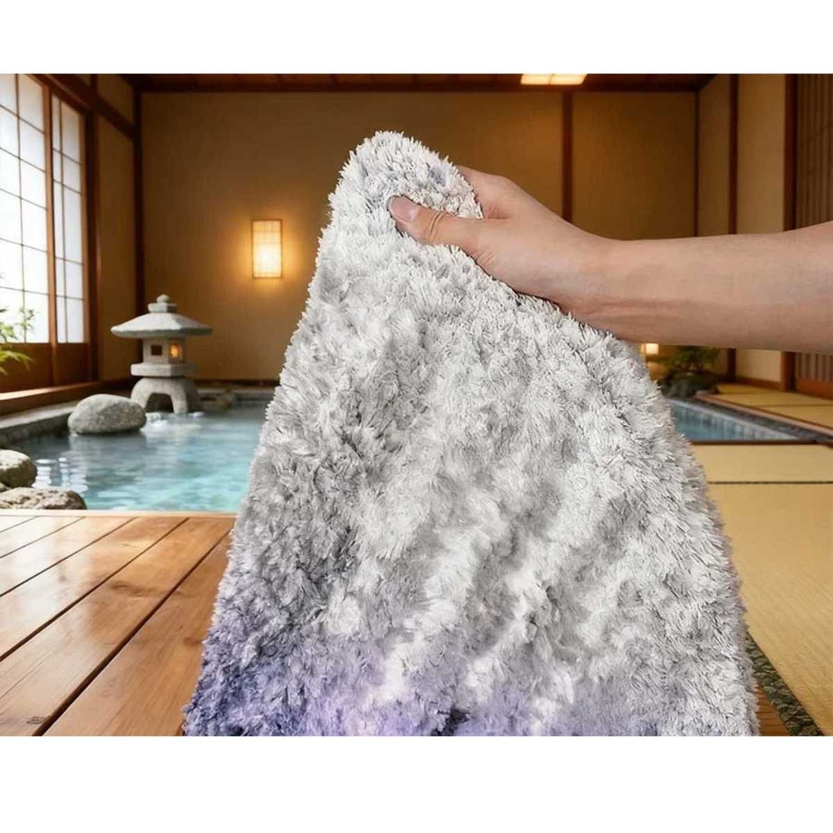 Luxury Bathroom Bath Rug Mat Set 3x Non Slip Soft Floor Covering