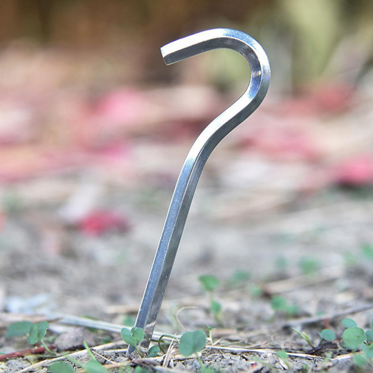 Camping Stakes 12x Tent Pegs Steel Ground Outdoor Nail 6mm Heavy Duty