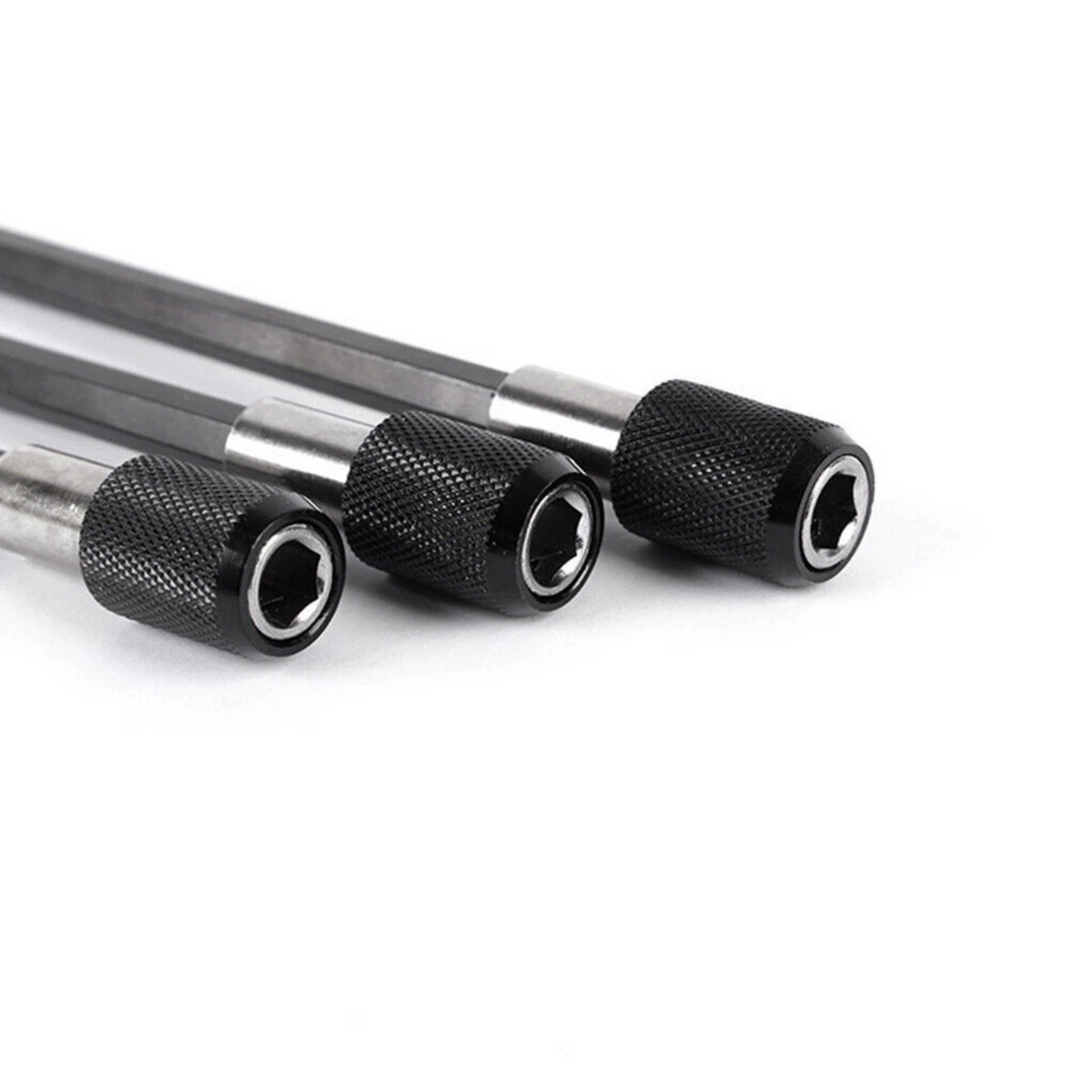 3x 1/4 Hex Shank Holder Drill Bit Set Screwdriver Kit Extension Quick Release
