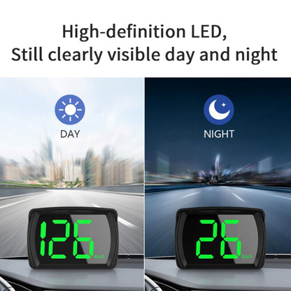 Universal Car Digital GPS Satellite Speedometer HUD Head Up Display Speed KM/H