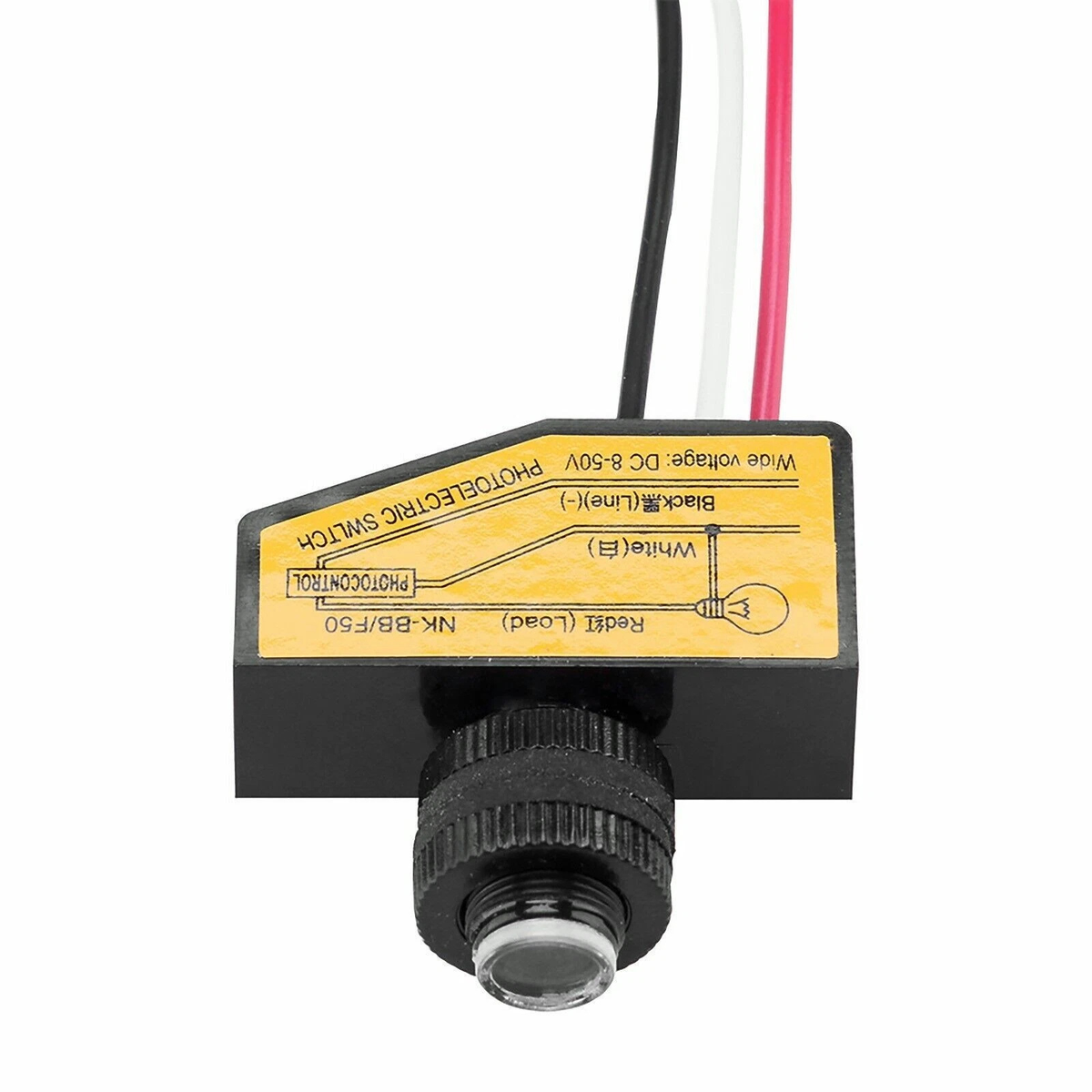Light Automatic Sensor Control DC 12V 24V 36V 48V Dusk to Dawn 1x