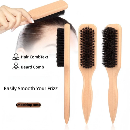 Hair Smoothing Brush Slick Back Comb Styling Control Shaping Tool