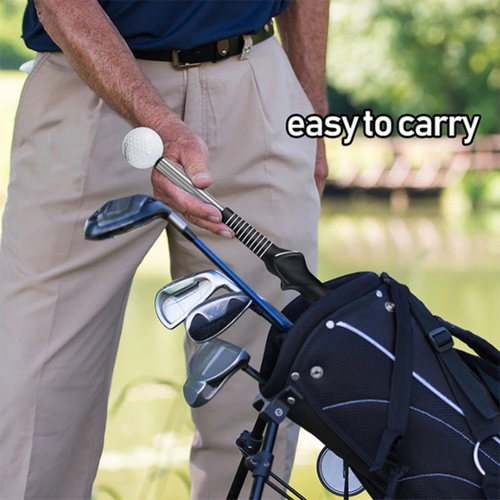 Retractable Golf Training Aid Swing Grip Golf Practice Tool Black