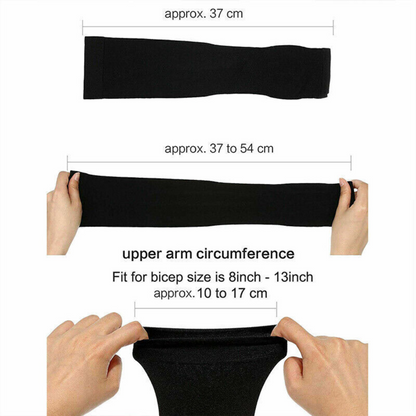 UV Protection Covers Cycling Golf 3 Pairs Cooling Sport Arm Stretch Sleeves Sun