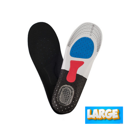 Large Foot Arch Support Plantar Fasciitis Insoles Insert Orthotic Shoes Pad
