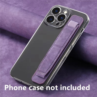 Mobile Phone Finger Grip Strap Wristband Holder Stand Accessory Purple