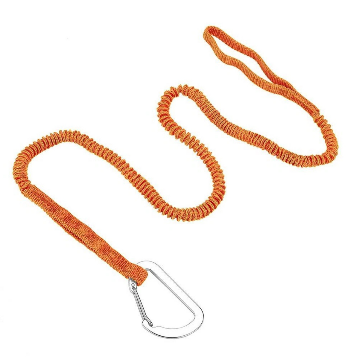 Safety Rope for Kayak Paddles Hook Kayak Paddle Leash Canoe Orange