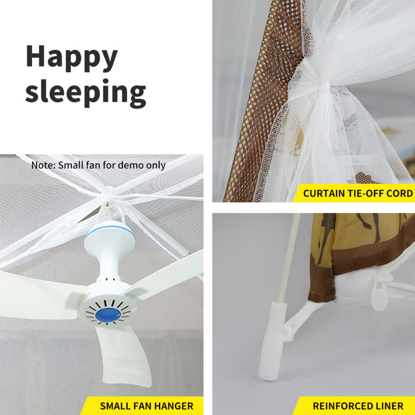 King Brown Insect Camping Protect Foldable Canopy Dome Mosquito Bed Nets