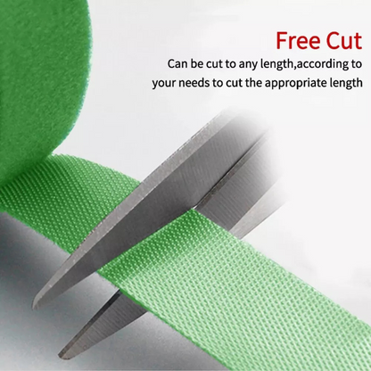 Bamboo Cane Wrap Support Tie Tape Plant Ties Hook Loop Garden 3 Rolls 3m