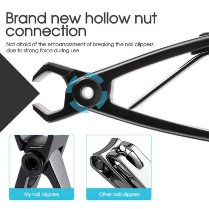 Nail Clippers Wide Jaw Opening Extra Large Toe Nail Cutter For Thick Nails
