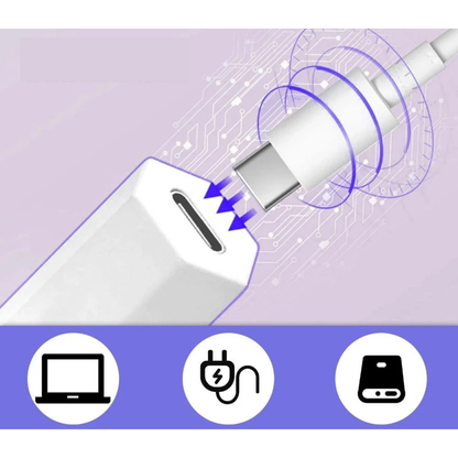 White USB Pen Style Nail Dryer Handheld Gel Polish Lamp