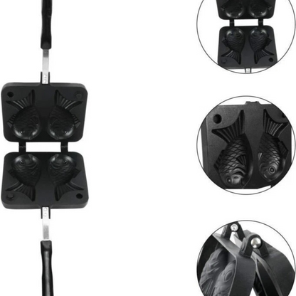 Waffle Fish Maker Taiyaki Japanese Dessert Shaped Non Stick Bakeware