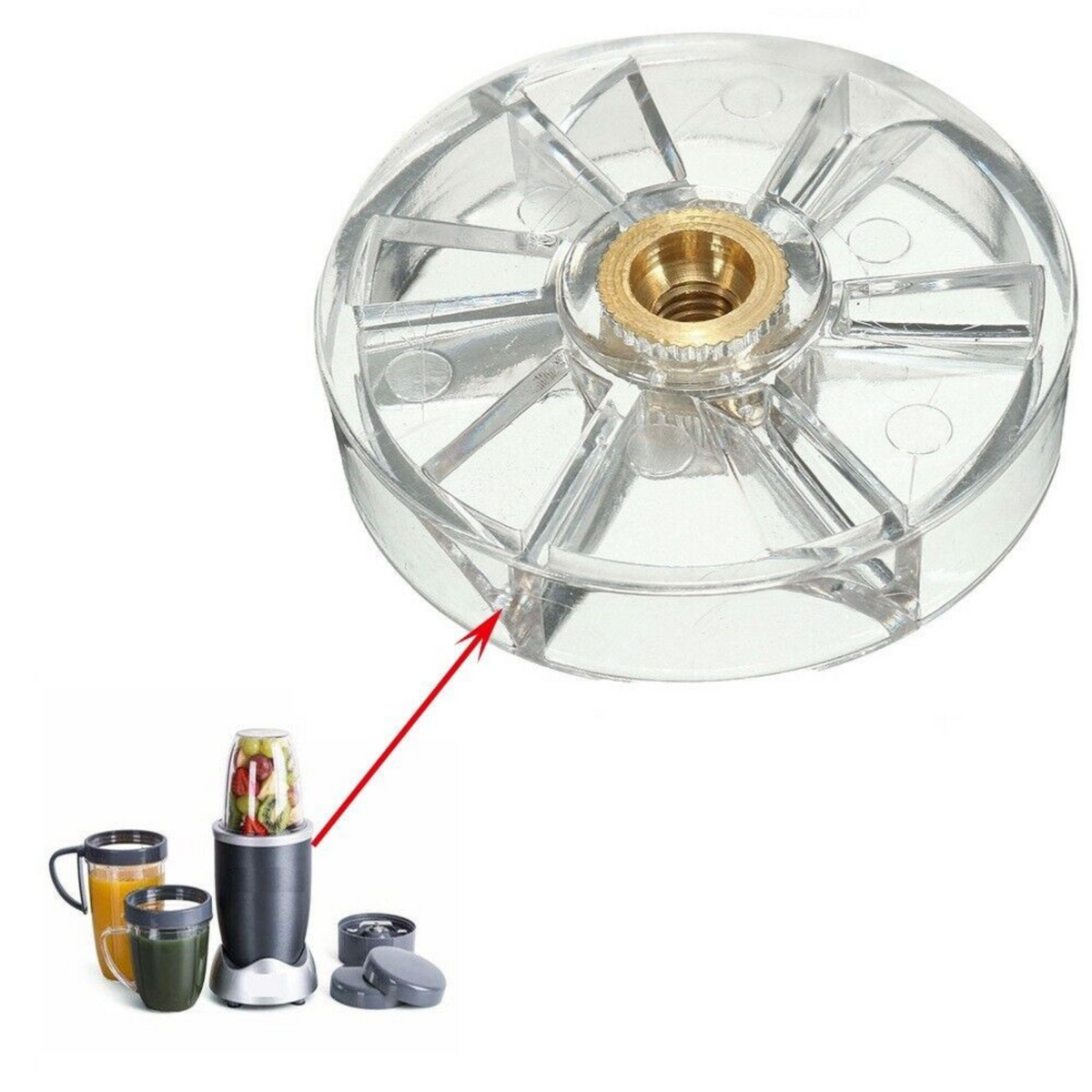 600W /900W For NutriBullet Top Base Gear Replacement Spare Parts