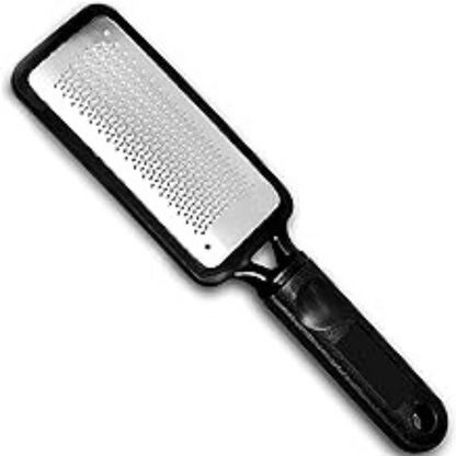 Black Foot Rasp File Callus Remover Stainless Steel Hard Dead Skin Scrubber
