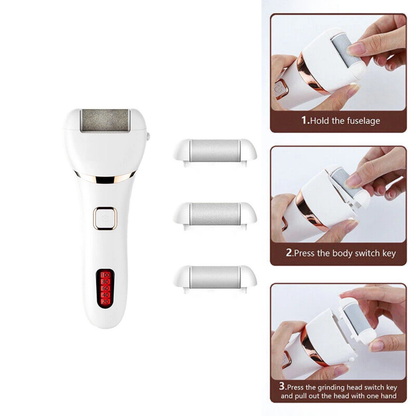 Electric Pedicure Care Kit Foot File Hard Dead Skin Removal Tool