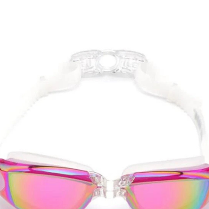Anti Fog UV Shield Adjustable Waterproof Swimming Goggles Glasses Adult Purple