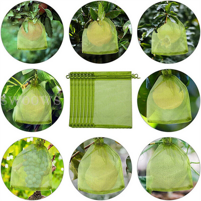 10x15cm Vegetable Protection Mesh Insect Proof Fruit Net Bags Agriculture Garden