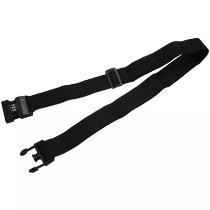 Packing Belt Lock Safe Nylon Luggage Strap Code Password Travel Suitcase Black