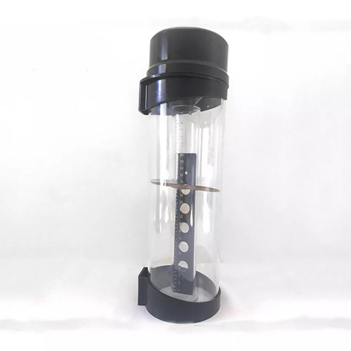 250mm Outdoor Rain Gauge with Clear Measurement Scale and Easy Mount