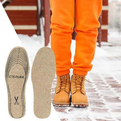 1 Pair Cushion Keep Foot Warm Heat Pad Boots Pad Winter Warm Shoes