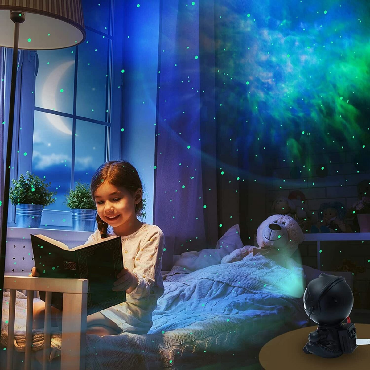 Starry Sky Astronaut LED Projector for Galactic Night Ambiance – Memory ...