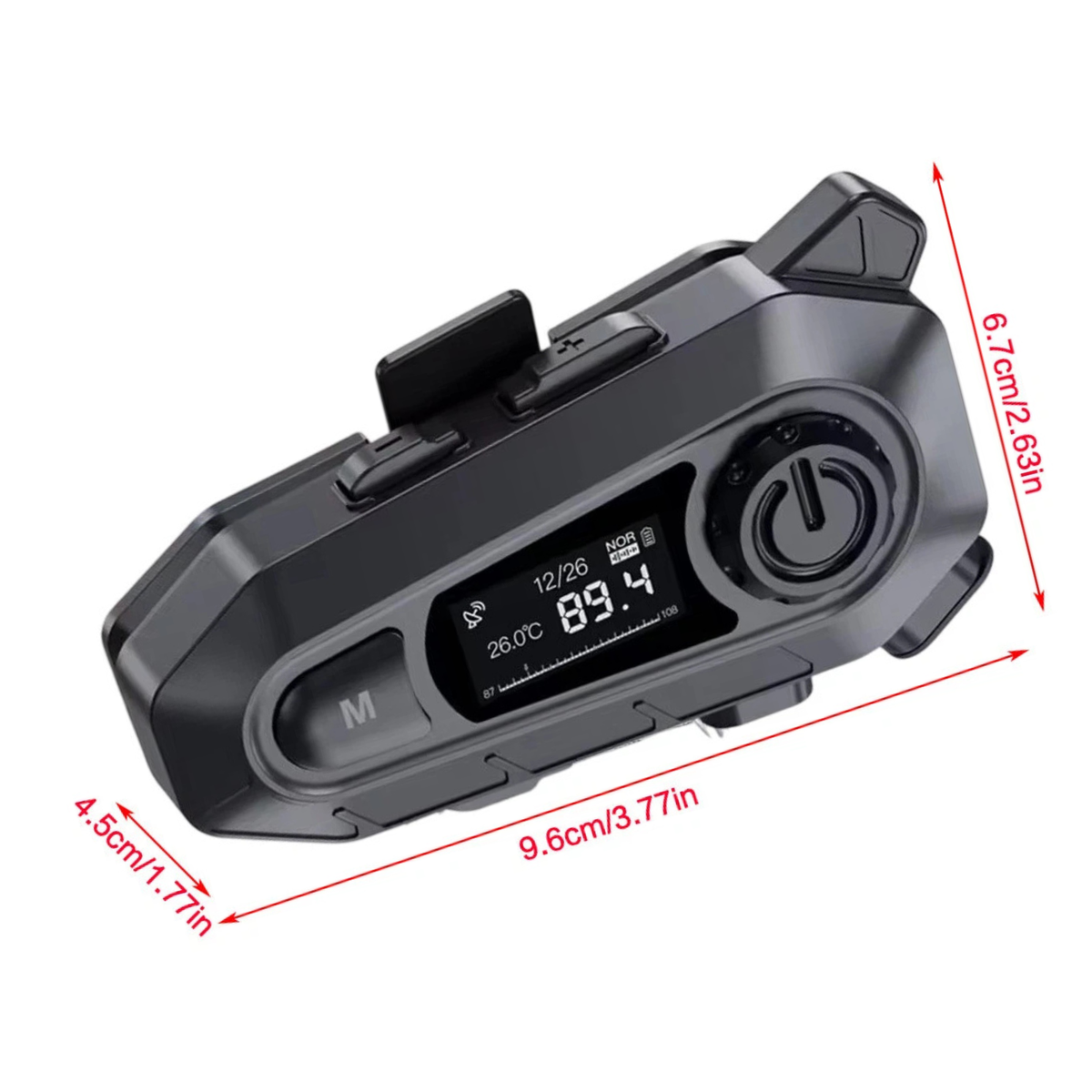 Wireless Bluetooth 5.4 Motorcycle Helmet Headset Riding Audio Device