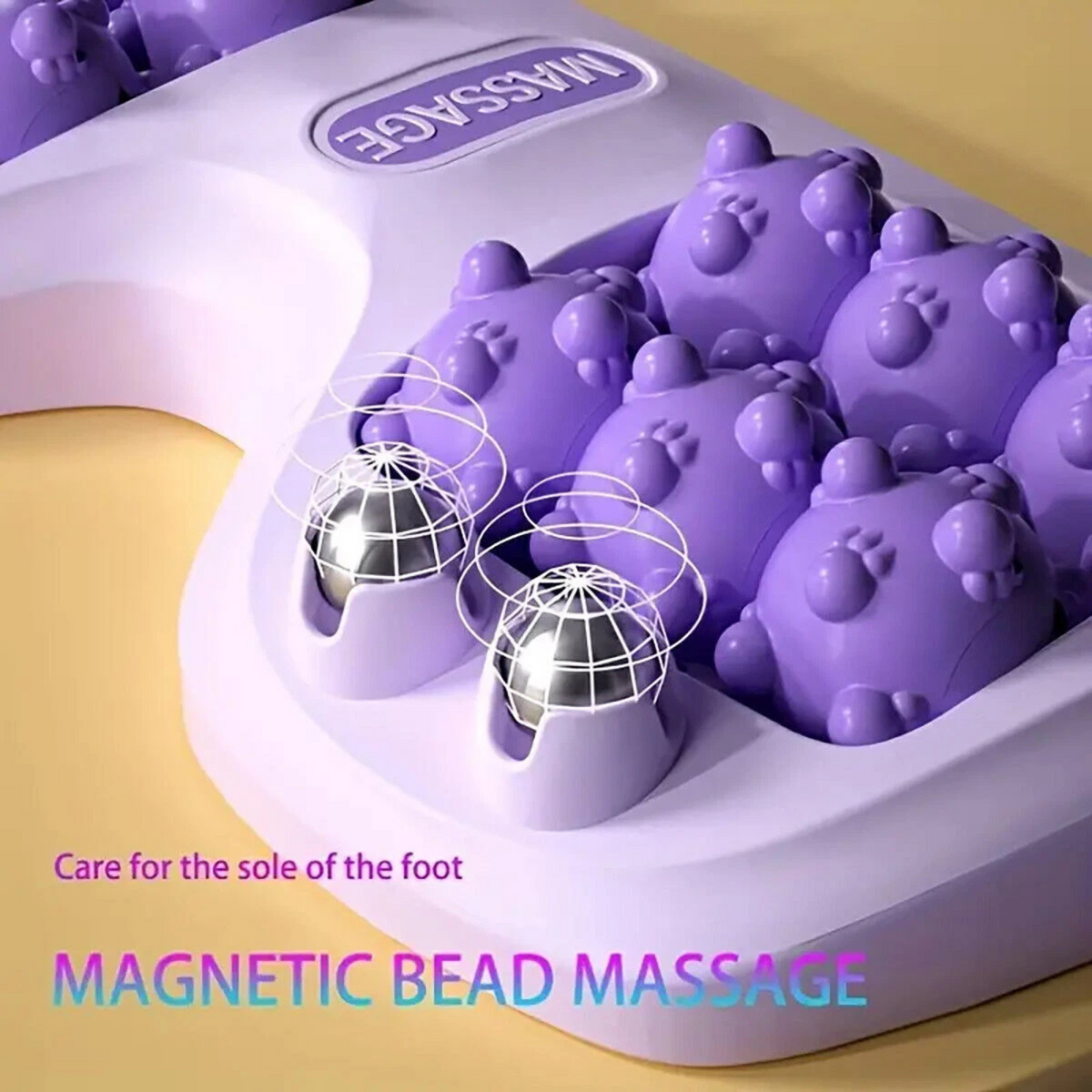 Massage Tool Stress Relief Home Foot Ball Therapy Roller Purple
