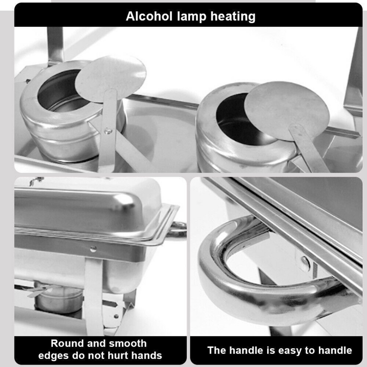 9L Chafing Dish Buffet Food Warmer  Multi Stainless Steel Bain Marie