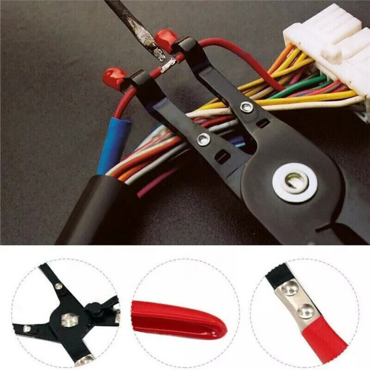 Whilst Car Repair Tool Aid Plier Hold 2 Wires Universal Car Vehicle Soldering